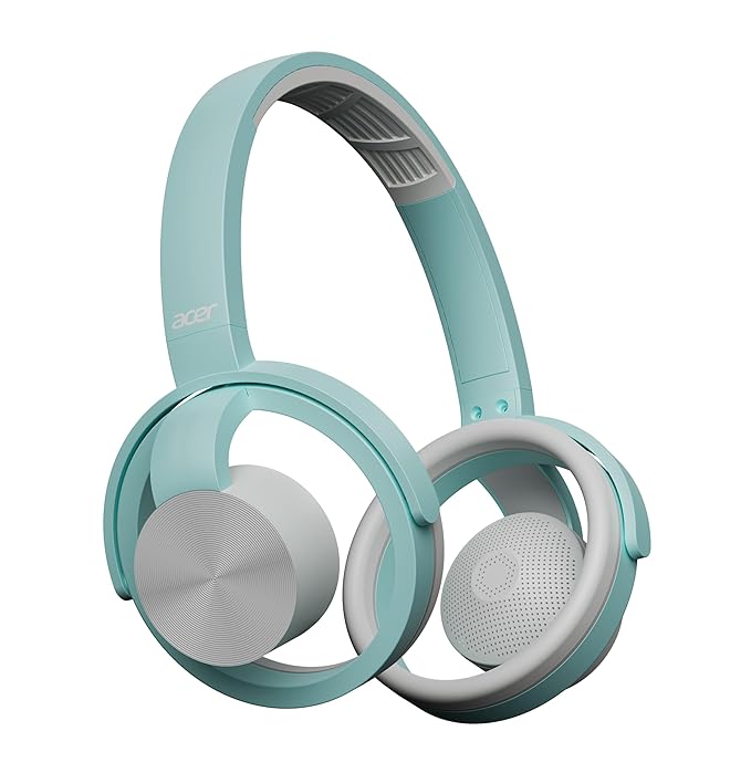 Wireless On-Ear Headphones – Bluetooth 5.4, 40mm Drivers, 20H Playtime – Blue