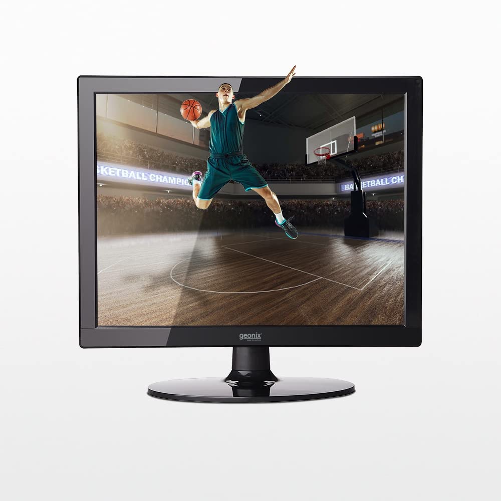 GEONIX PC Monitor (38.35 cm / 15.1 Inch), VGA & HDMI, LED Display