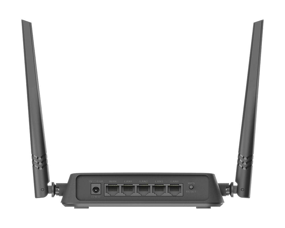 D-Link DIR-615 WiFi N300 Router – 300Mbps, Single-Band, Black
