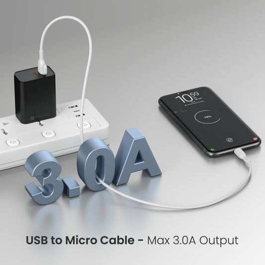 Konnect Core 3 USB-A to Micro Fast Charging Cable