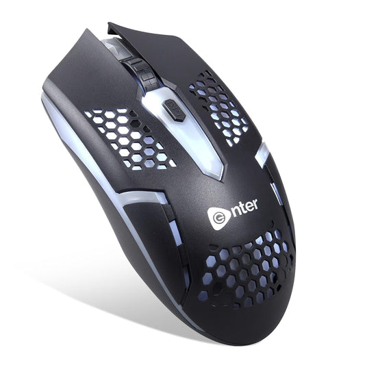 Enter FastClick USB Optical Mouse, 1000 DPI Precision, Ergonomic Design, Ambidextrous Use, Durable Build, Plug & Play