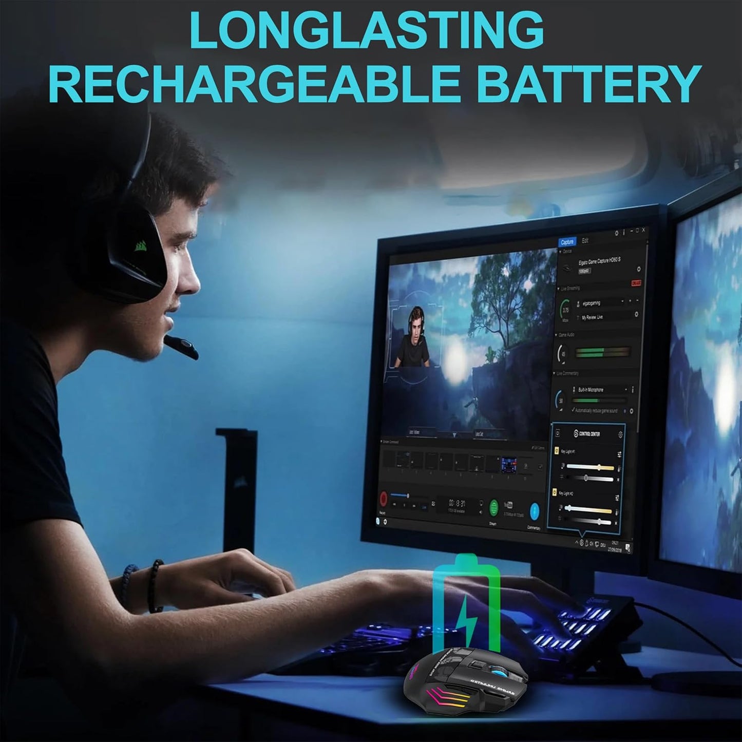 Ant Esports GM105 Pro Wireless Gaming Mouse