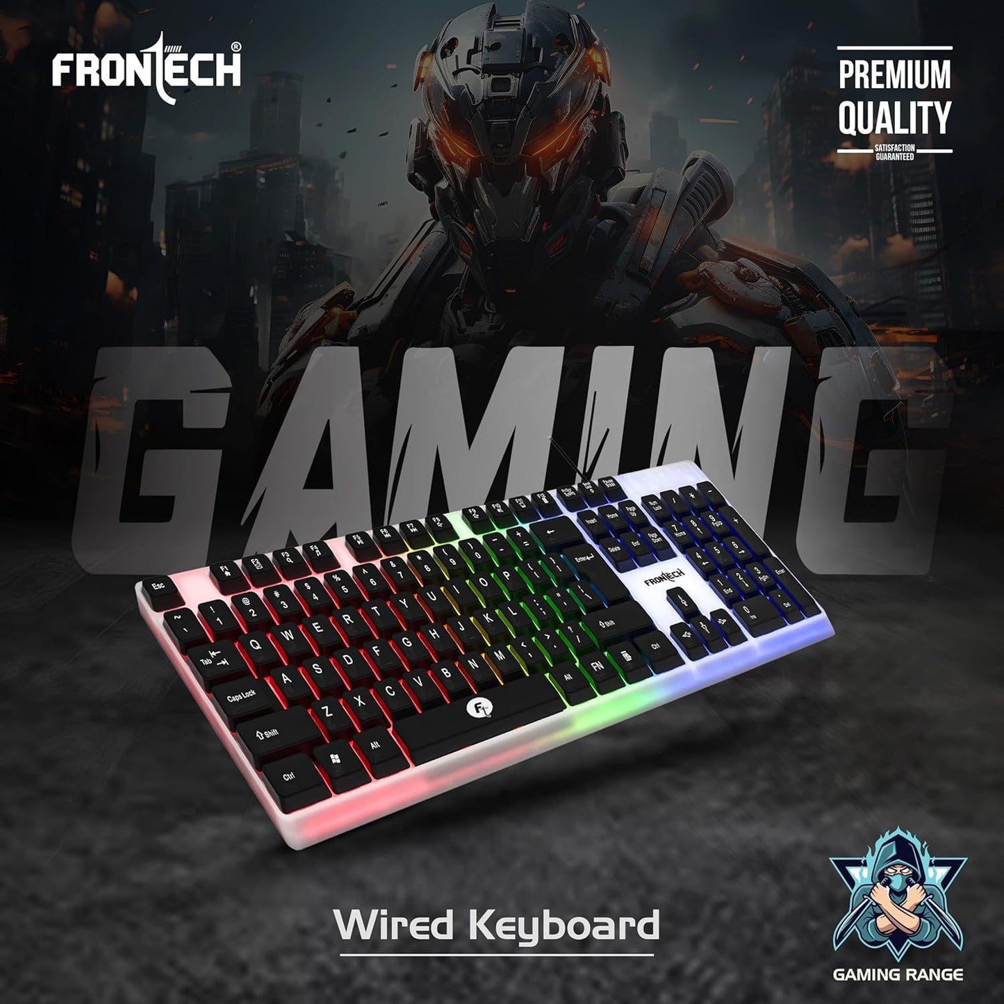 ProDot Mini Chicklet Wired Keyboard – 82 Keys with Rupee Key, Spill-Resistant