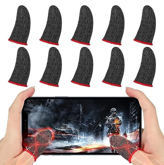Gaming Thumb & Finger Sleeves – For All Touchscreen Devices – Smartphone & Tablet