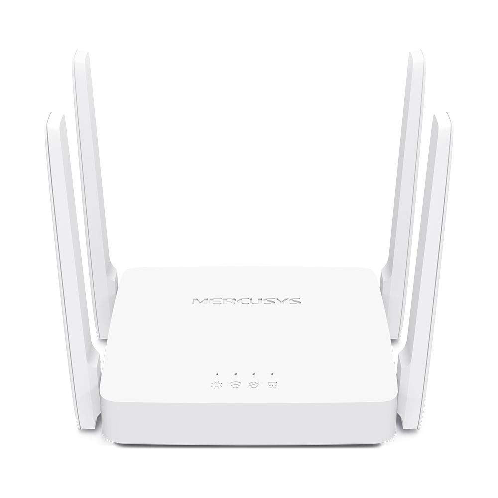 MERCUSYS AC1200 Dual Band WiFi Router AC10 – 1200Mbps, 4 High-Gain Antennas