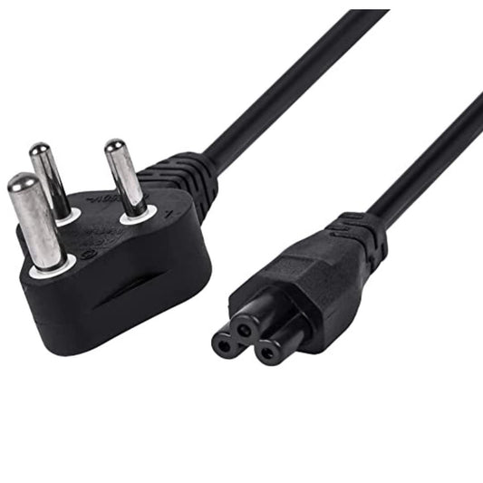 3-Pin Laptop Power Cable – Universal Replacement, 1.5 Meter