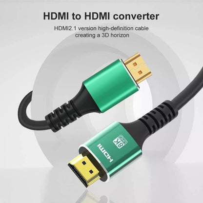 ETZIN 1.5m 8K Ultra HD HDMI Cable ARC HDMI 2.1 Cable, High-Speed HDMI Cord 48Gbps 8K@60Hz, 4K@120Hz Dolby Atoms