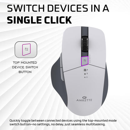 Hush Pro Epic M Rechargeable Wireless Mouse/Bluetooth Mouse