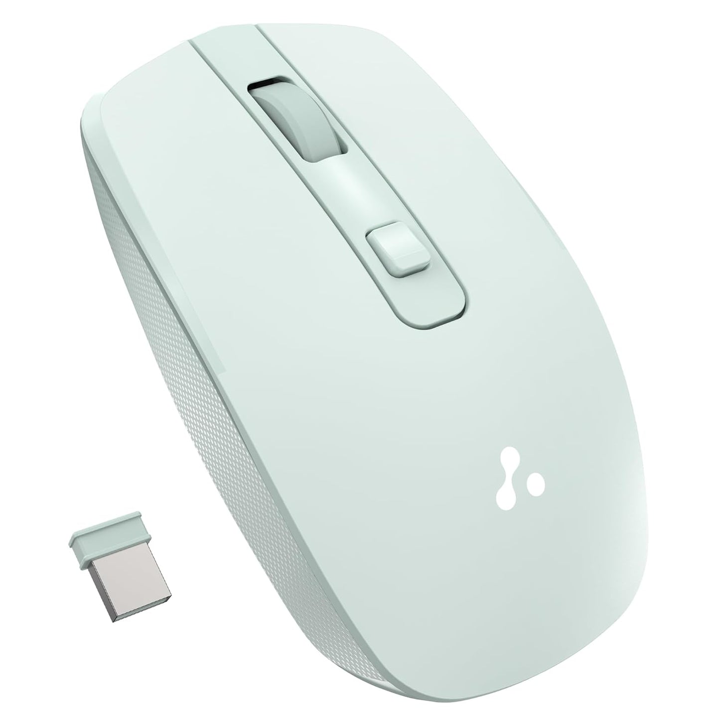 Ambrane Wireless Mouse with 2.4GHz, USB Nano Dongle, Silent Click