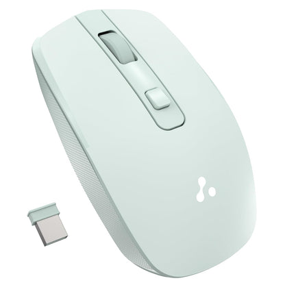 Ambrane Wireless Mouse with 2.4GHz, USB Nano Dongle, Silent Click