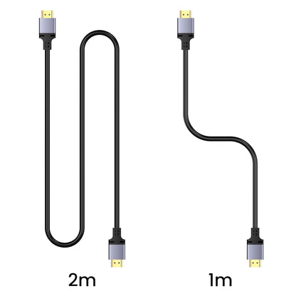 Tobfit HDMI Cable 1M Certified, HDMI 2.1 Cable Ultra HD High Speed 48Gbps, 8K@60Hz 4K@120Hz HDMI- Lead eARC HDR10 HDCP 2.2/2.3, Compatible for PS5/4 for X-box/HDTV/Blu-ray (1M)