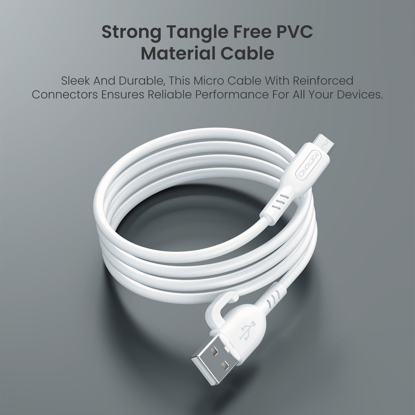 Konnect Core 3 USB-A to Micro Fast Charging Cable