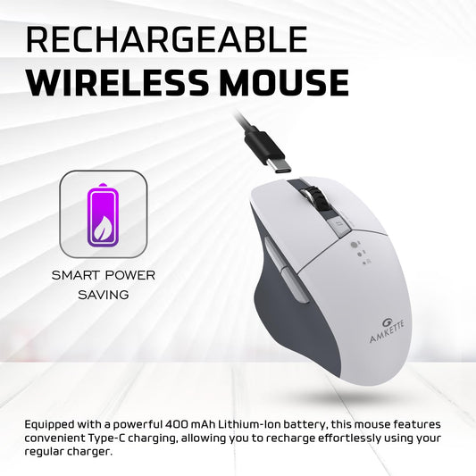 Hush Pro Epic M Rechargeable Wireless Mouse/Bluetooth Mouse