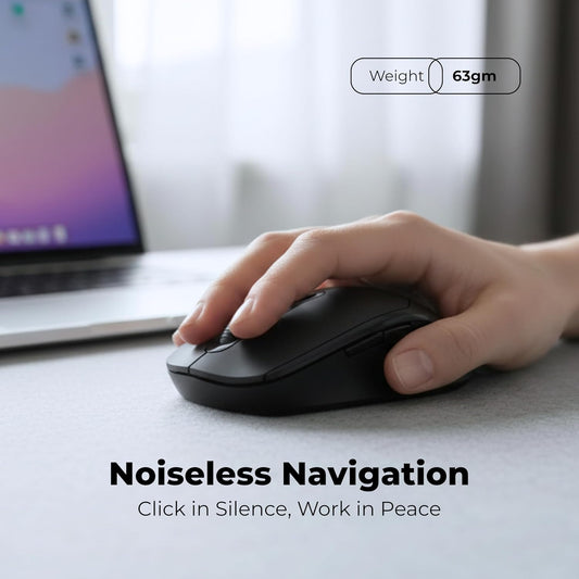 Geonix Nimbus 03 Optical Wireless Mouse, Range 10m; 4 Buttons; 2.4GHz Nano Receiver, 3 DPI Modes,1*AA Cell, Optical Orientation
