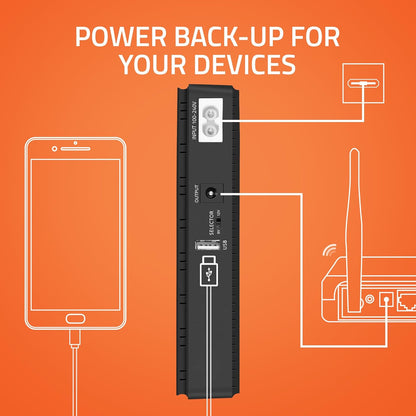 Artis AR-MINIDC-2 Mini UPS – 8800mAh Backup for WiFi Routers, Modems & Set-Top Boxes