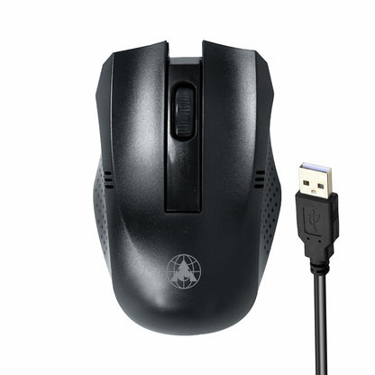 Prodot USB Plug & Play Ergonomic Wired Mouse I High Resolution 1000 DPI Optical Sensor