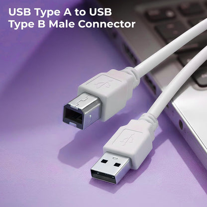 Zebronics USB Type-A to Type-B Printer Cable, 1.5 Meters
