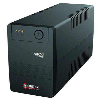 Microtek Legend 650 Line Interactive UPS – 650VA/360W, Desktop & Home Office Backup