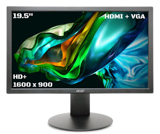 acer K202Q 19.5 Inch HD+ 1600 X 900 Pixels LCD Monitor with LED Backlight