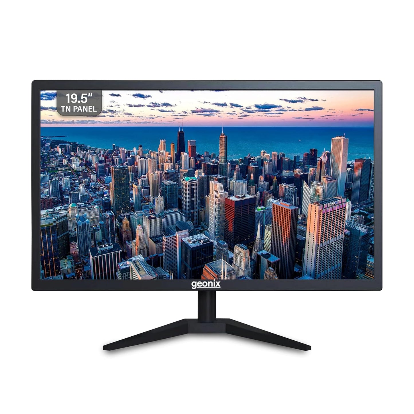 GEONIX PC Monitor (49.53 cm/19.5 Inch) | Display Output-VGA & HDMI | LED Display